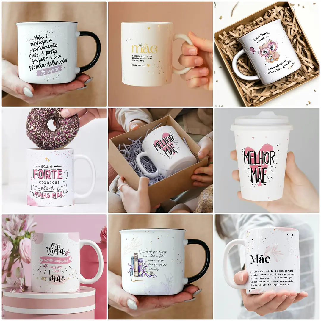 36  Artes para Caneca Dia das Mães Arquivo em Jpg 9