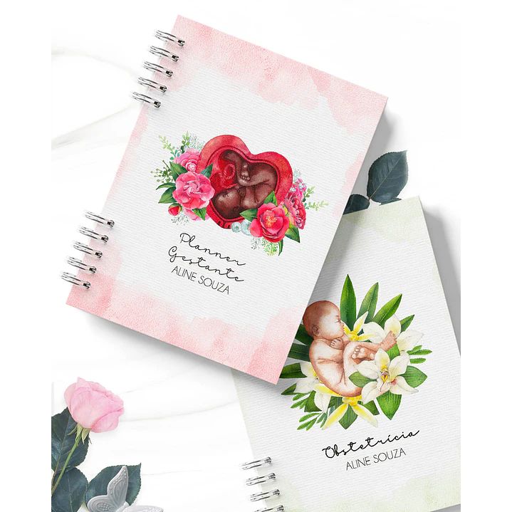Arquivos Capas para Agenda Gestantes em Png  3