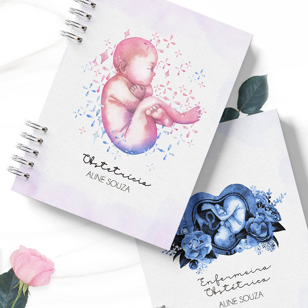 Arquivos Capas para Agenda Gestantes em Png  4