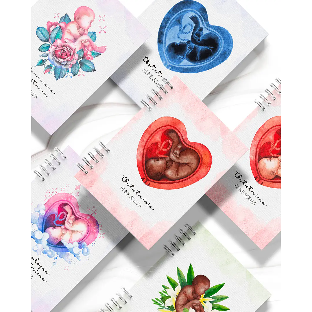 Arquivos Capas para Agenda Gestantes em Png  1