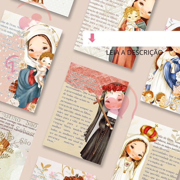 Arquivos Cards Santinhas Dia das Mães em Jpg 1