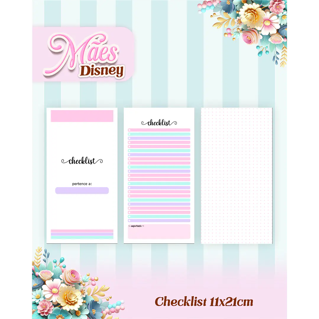 Arquivos para Encadernação Dia das Mães Princesas da Disney em Pdf e Png 12