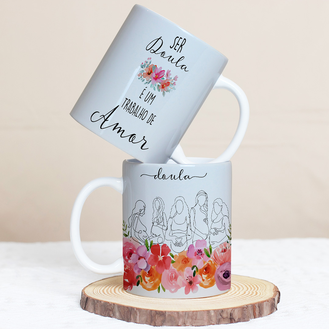 Artes Caneca Doula Arquivo Editável 1