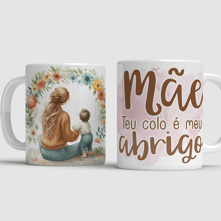 10 Arte Caneca Dia das Mães Arquivo em Png  2