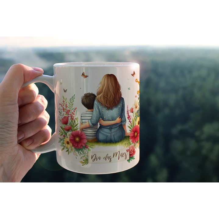 10 Arte Caneca Dia das Mães Arquivo em Png  9
