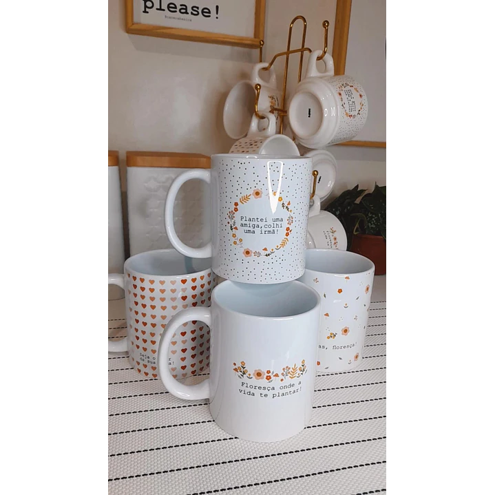 16 Arte Caneca Primaveira Frases Motivacionais Arquivo em Png  1