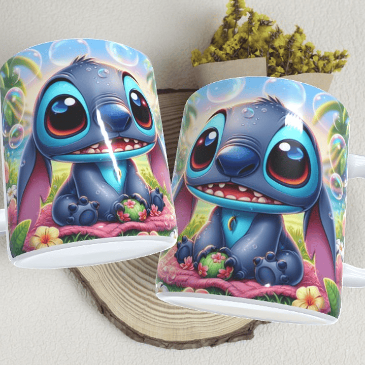 18 Arte Caneca Stitch Arquivo em Png 1