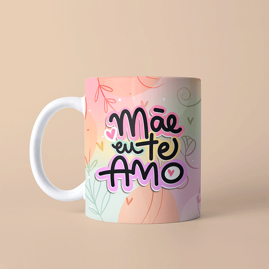 20 Arte Caneca Dia da Mães Arquivo em Jpg