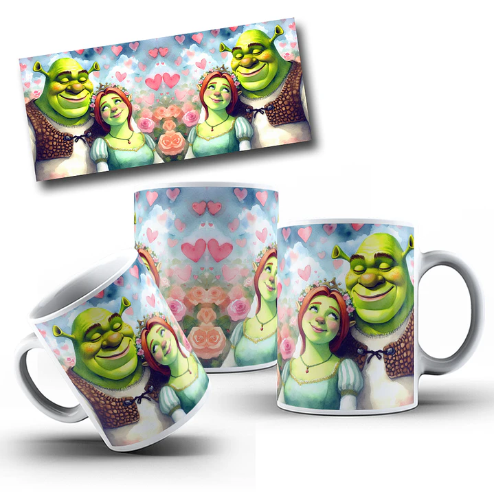 20 Arte Caneca Dia dos Namorados Personagens Arquivo em Png  7