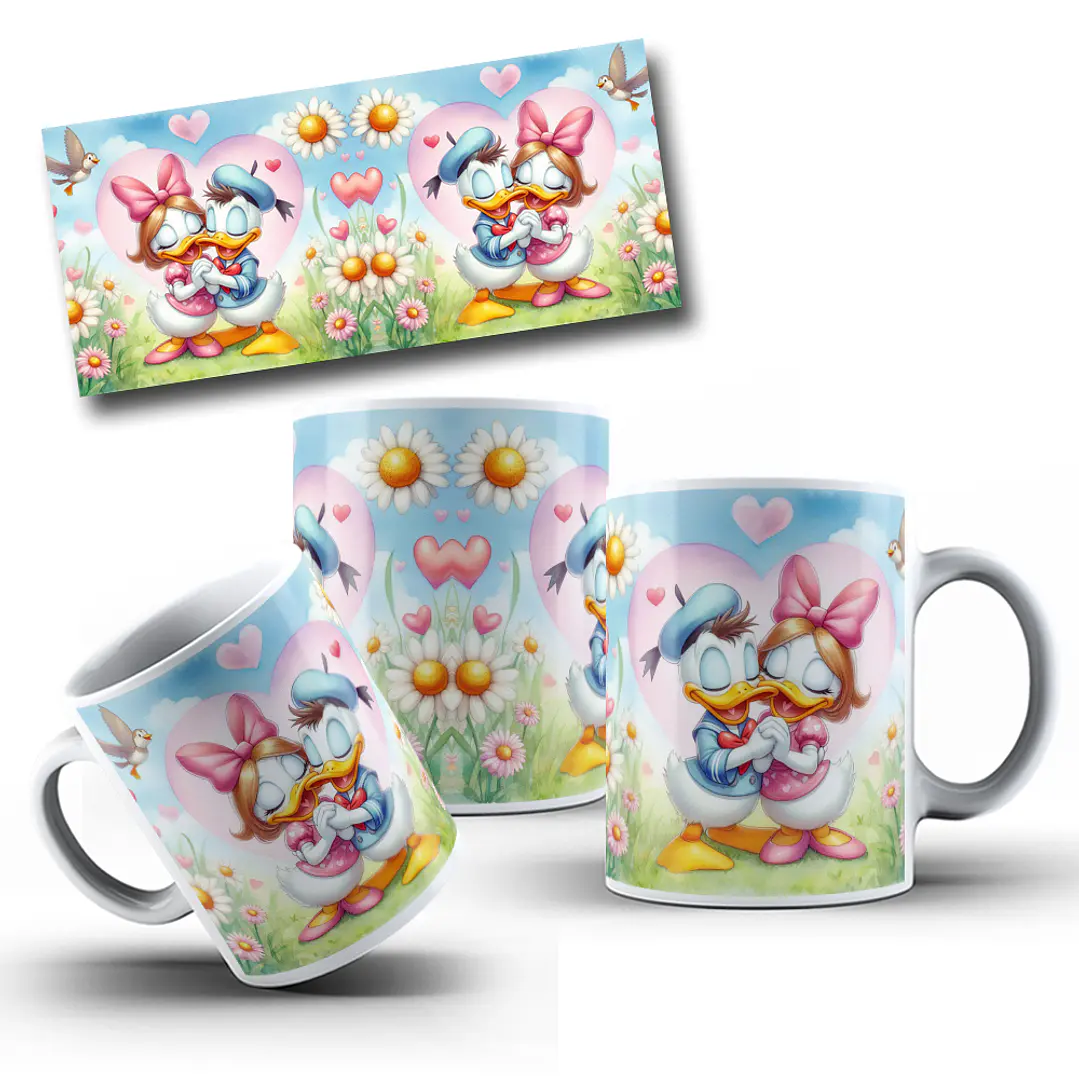 20 Arte Caneca Dia dos Namorados Personagens Arquivo em Png  6