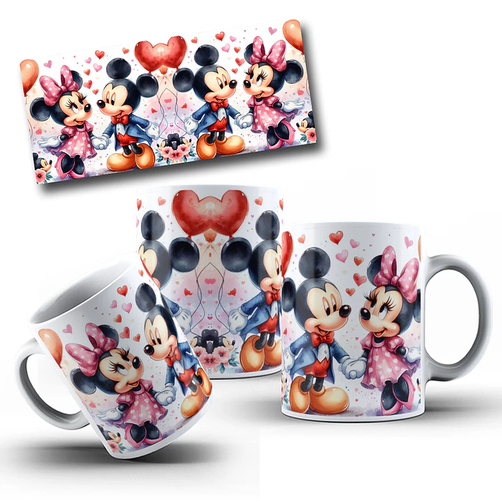20 Arte Caneca Dia dos Namorados Personagens Arquivo em Png  1