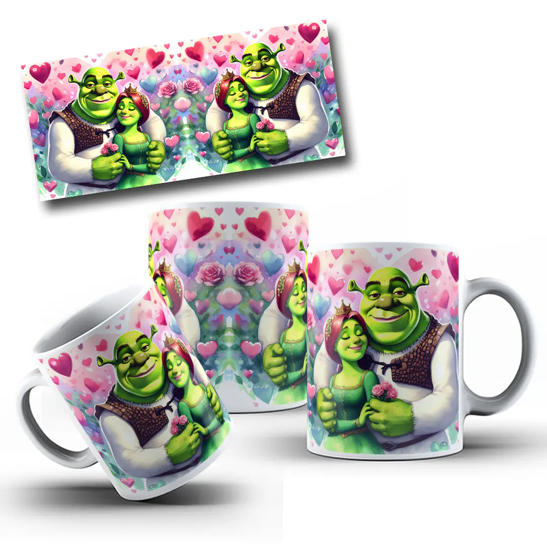 20 Arte Caneca Dia dos Namorados Personagens Arquivo em Png  16