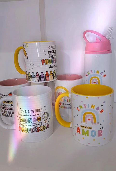 27 Arte Caneca Dia dos Professores Arquivo em Png