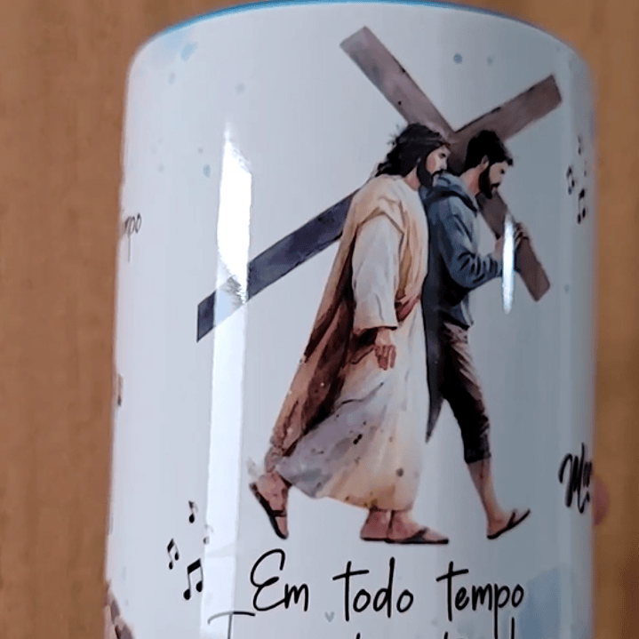 Artes Caneca És Fiel em todo Tempo - Louvor Arquivo Jpg 2