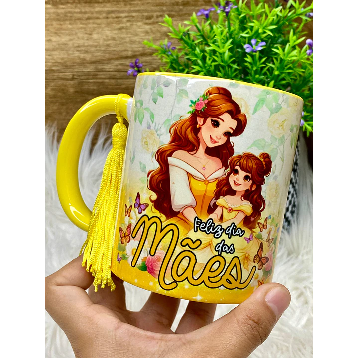 12 Artes Caneca Dia das Mães Princesas da Disney Arquivos em Jpg 2