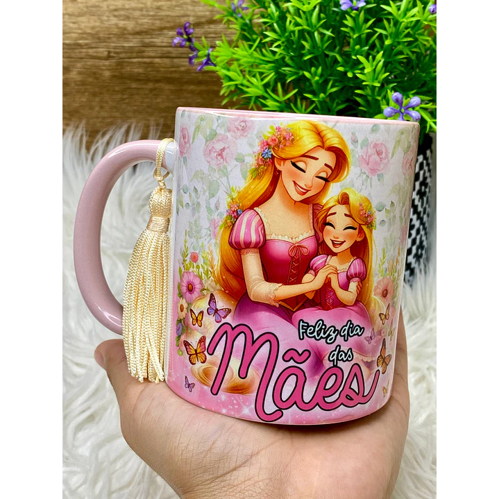12 Artes Caneca Dia das Mães Princesas da Disney Arquivos em Jpg 7