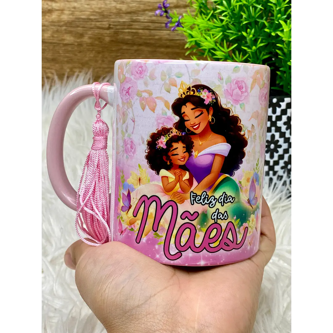 12 Artes Caneca Dia das Mães Princesas da Disney Arquivos em Jpg 9