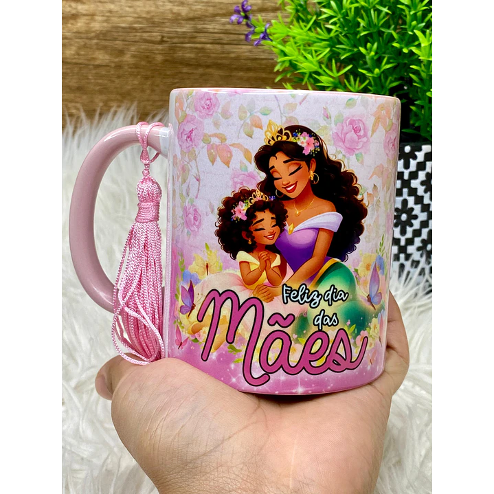12 Artes Caneca Dia das Mães Princesas da Disney Arquivos em Jpg 9