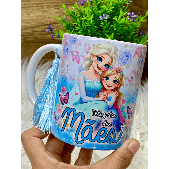 12 Artes Caneca Dia das Mães Princesas da Disney Arquivos em Jpg