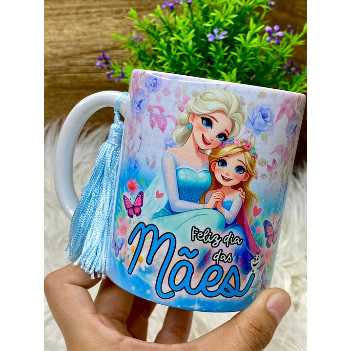 12 Artes Caneca Dia das Mães Princesas da Disney Arquivos em Jpg 10