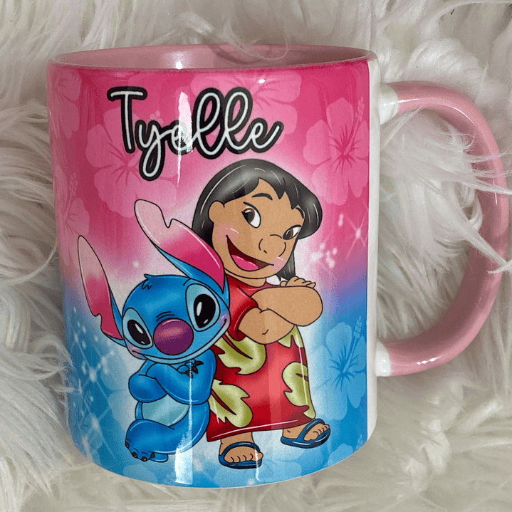 6 Artes para Caneca Stitch Glitter Arquivo em Jpg 4