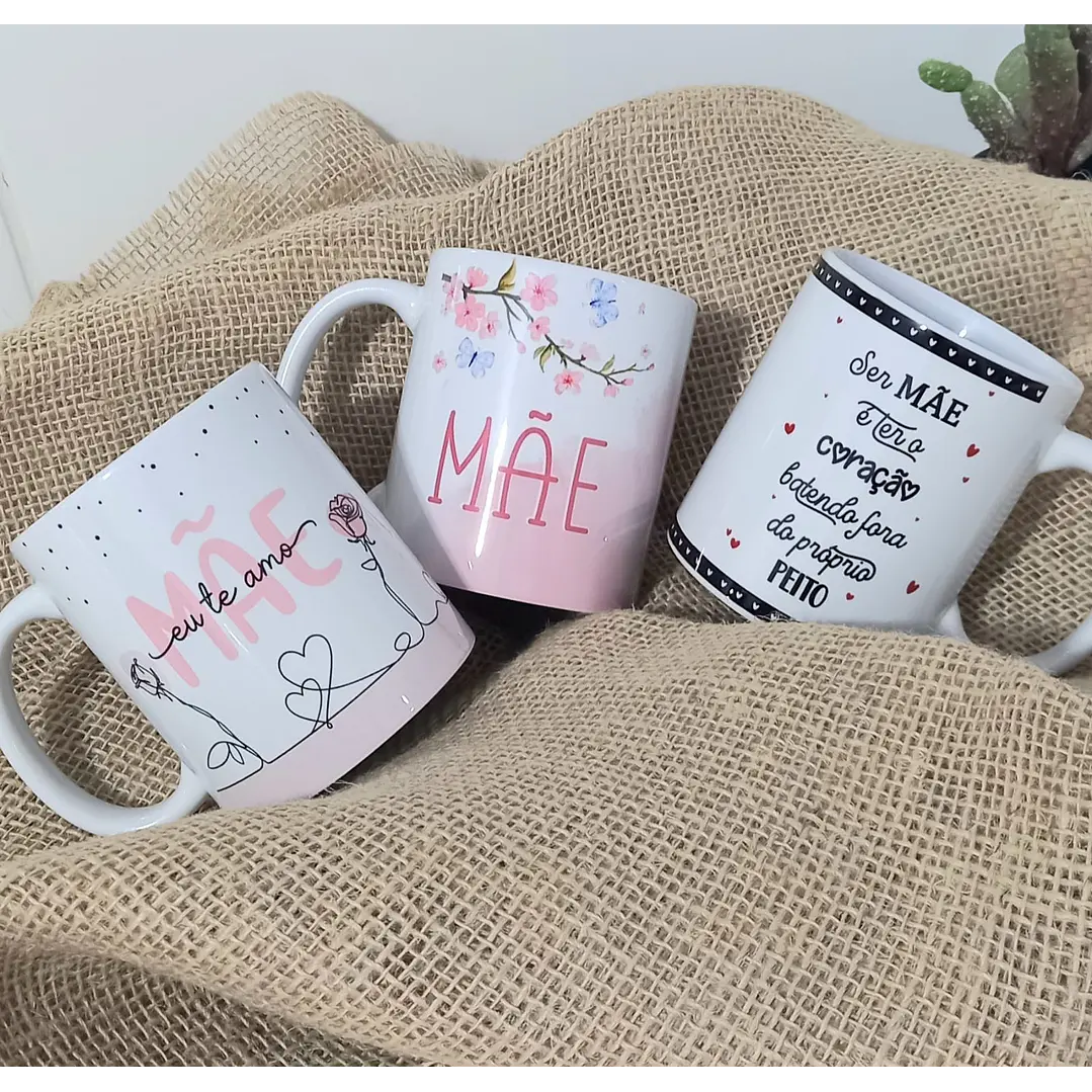 10 Artes para Caneca Dia das Mães Arquivo em Jpg 1