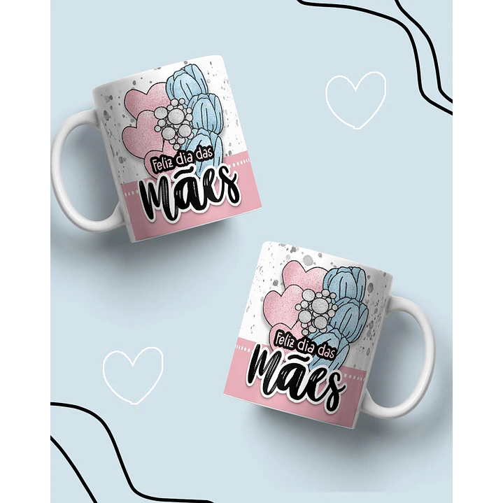 10 Artes para Caneca Dia das Mães Arquivo em Jpg 1