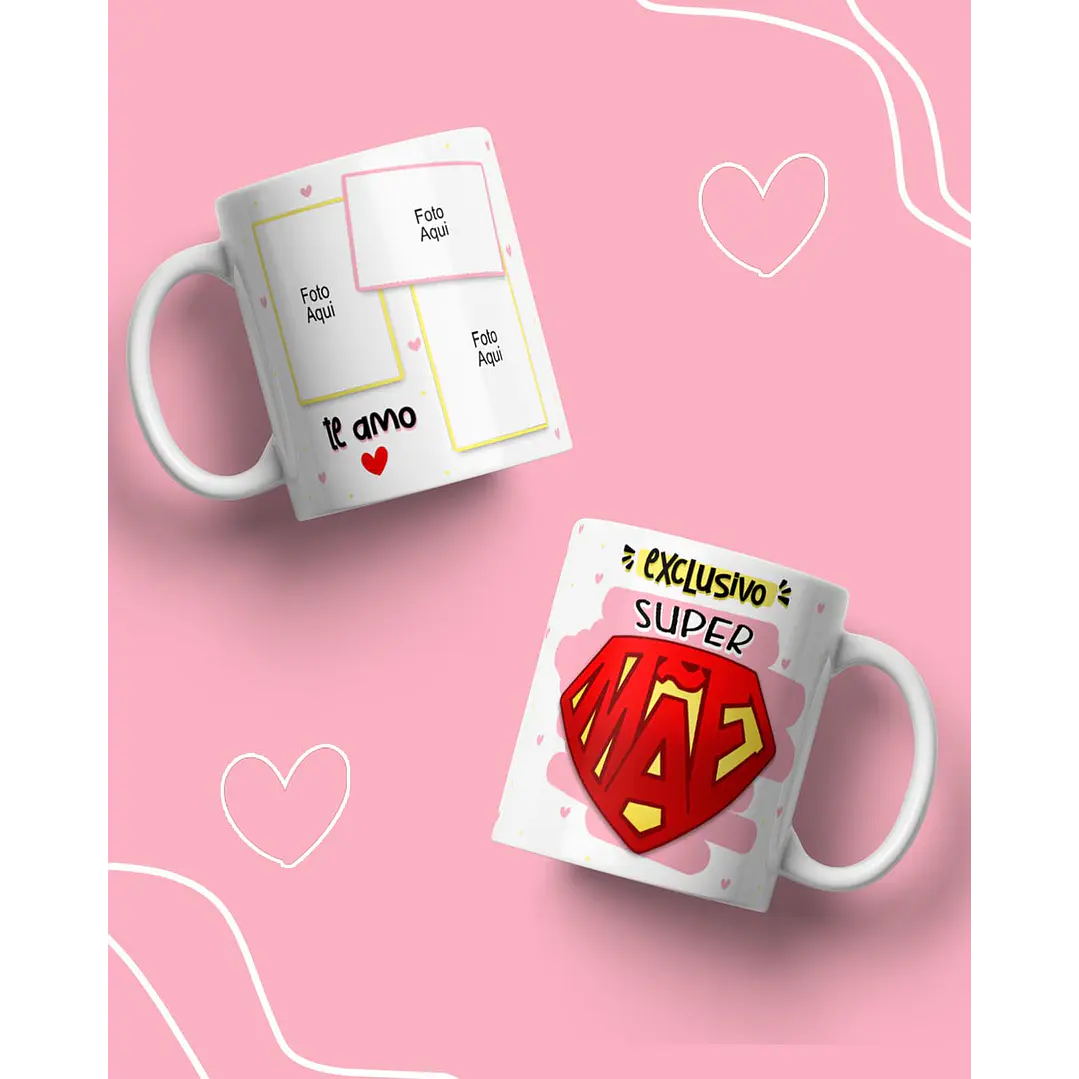 10 Artes para Caneca Dia das Mães Arquivo em Jpg 2