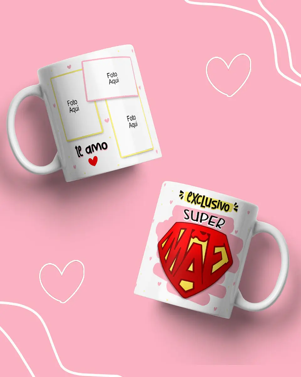 10 Artes para Caneca Dia das Mães Arquivo em Jpg 2