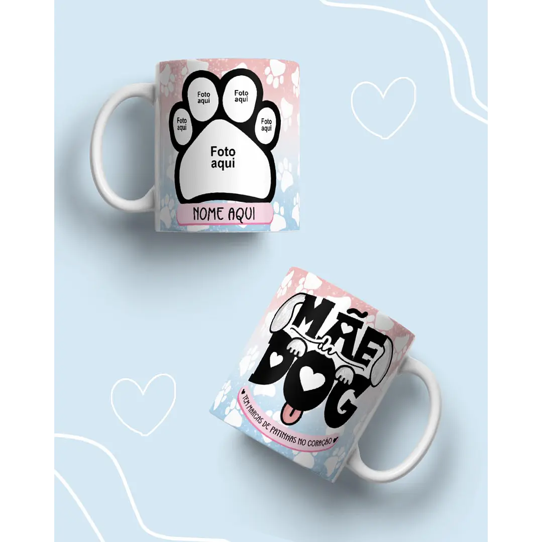 10 Artes para Caneca Dia das Mães Arquivo em Jpg 3