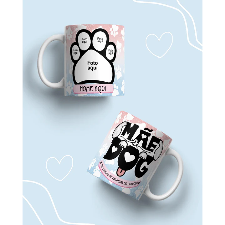 10 Artes para Caneca Dia das Mães Arquivo em Jpg 3