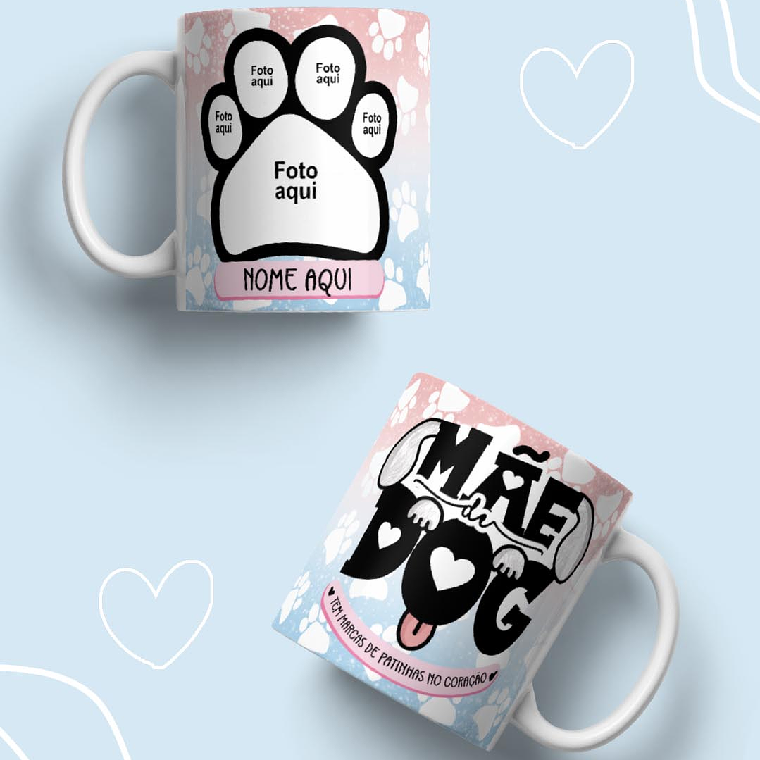 10 Artes para Caneca Dia das Mães Arquivo em Jpg 3