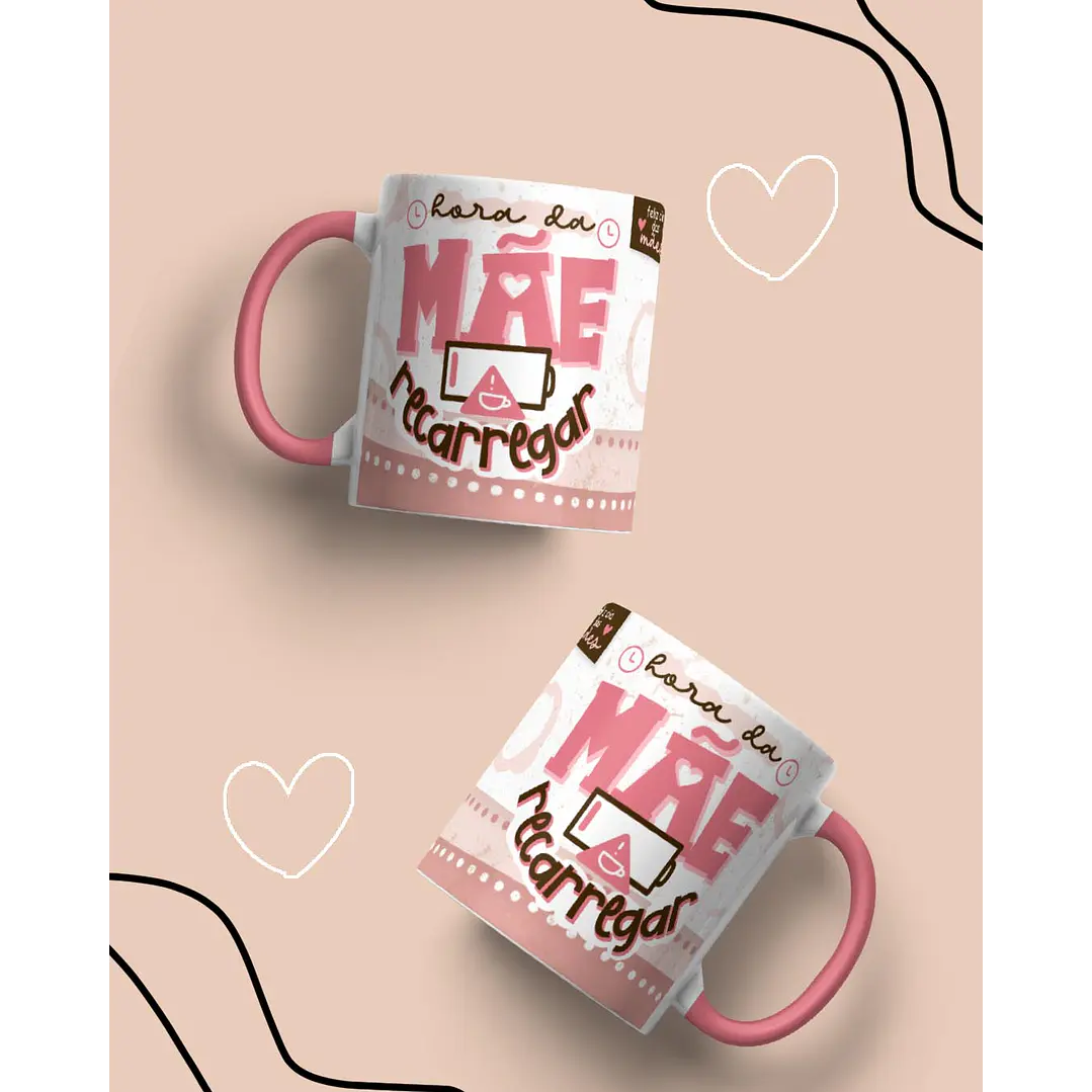 10 Artes para Caneca Dia das Mães Arquivo em Jpg 5