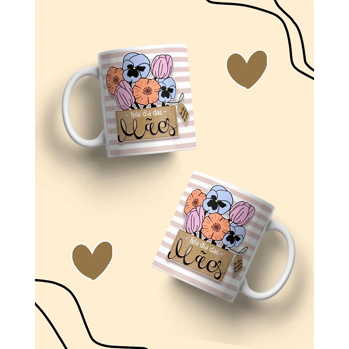 10 Artes para Caneca Dia das Mães Arquivo em Jpg 9