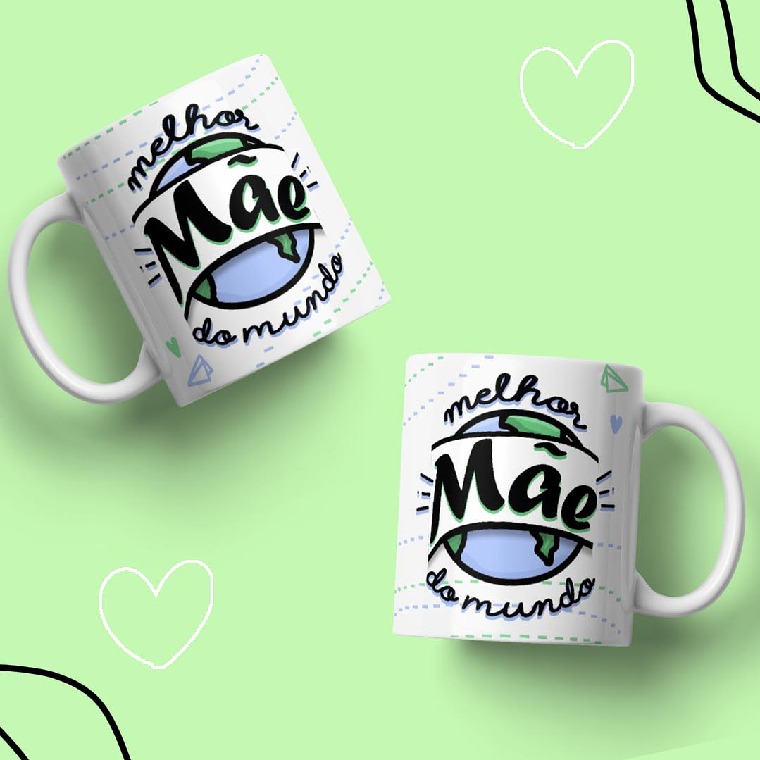 10 Artes para Caneca Dia das Mães Arquivo em Jpg 10