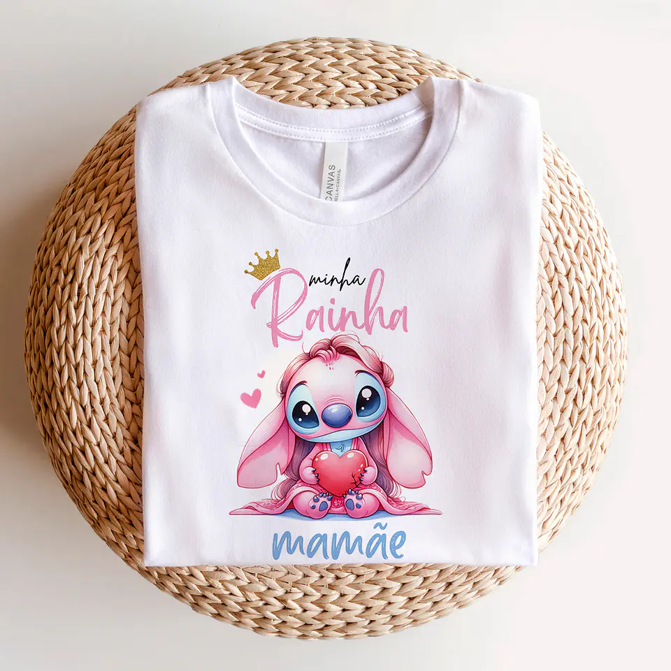 10 Artes para Caneca Dia das Mães Stitch Arquivo Editável 15