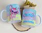 10 Artes para Caneca Dia das Mães Stitch Arquivo Editável - Miniatura 20