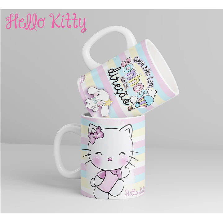 12 Artes para Caneca Hello Kitty Arquivo em Jpg 1