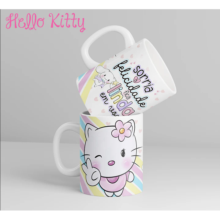 12 Artes para Caneca Hello Kitty Arquivo em Jpg 2