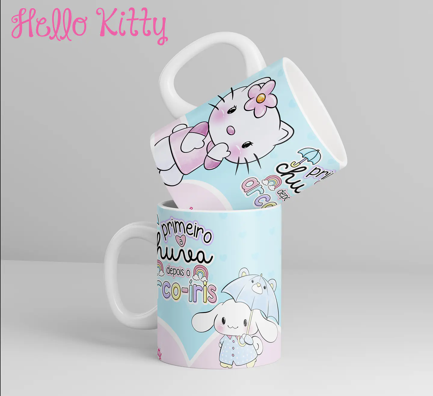 12 Artes para Caneca Hello Kitty Arquivo em Jpg 3