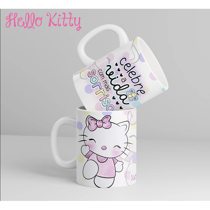 12 Artes para Caneca Hello Kitty Arquivo em Jpg 4