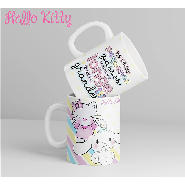 12 Artes para Caneca Hello Kitty Arquivo em Jpg 5