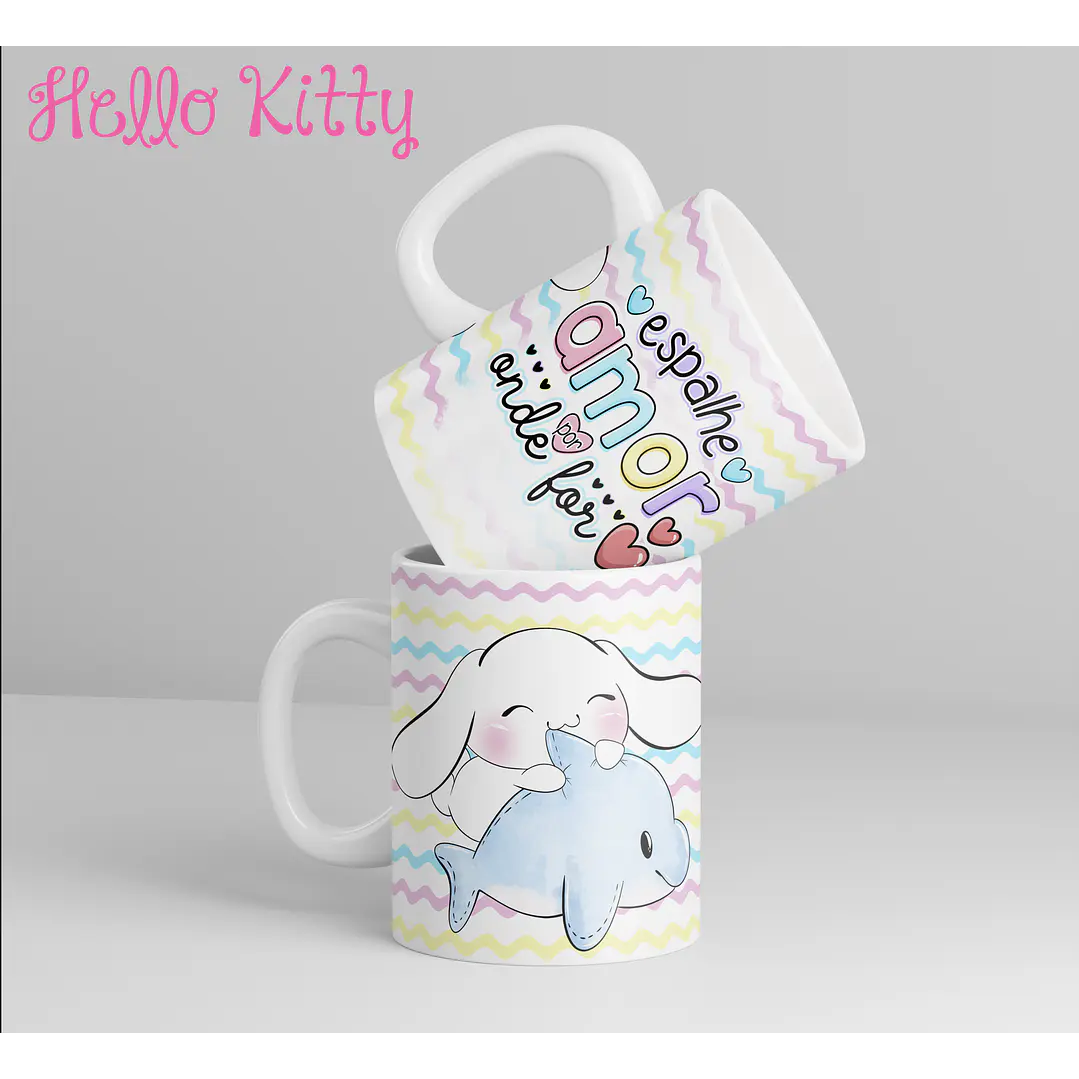 12 Artes para Caneca Hello Kitty Arquivo em Jpg 6