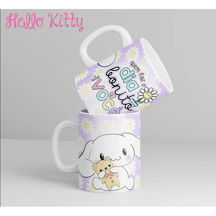 12 Artes para Caneca Hello Kitty Arquivo em Jpg 7
