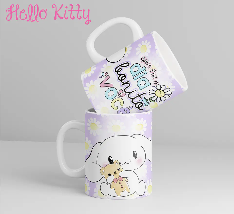 12 Artes para Caneca Hello Kitty Arquivo em Jpg 7