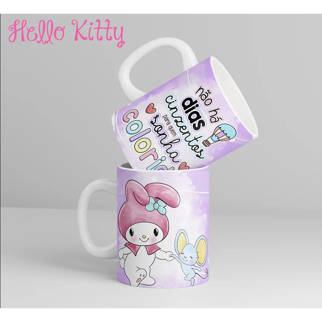 12 Artes para Caneca Hello Kitty Arquivo em Jpg 9