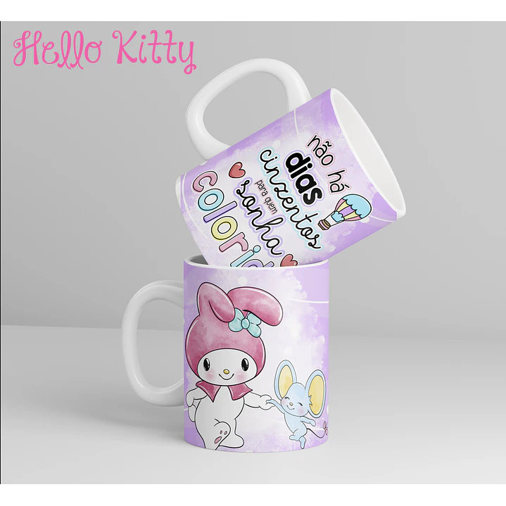 12 Artes para Caneca Hello Kitty Arquivo em Jpg 9