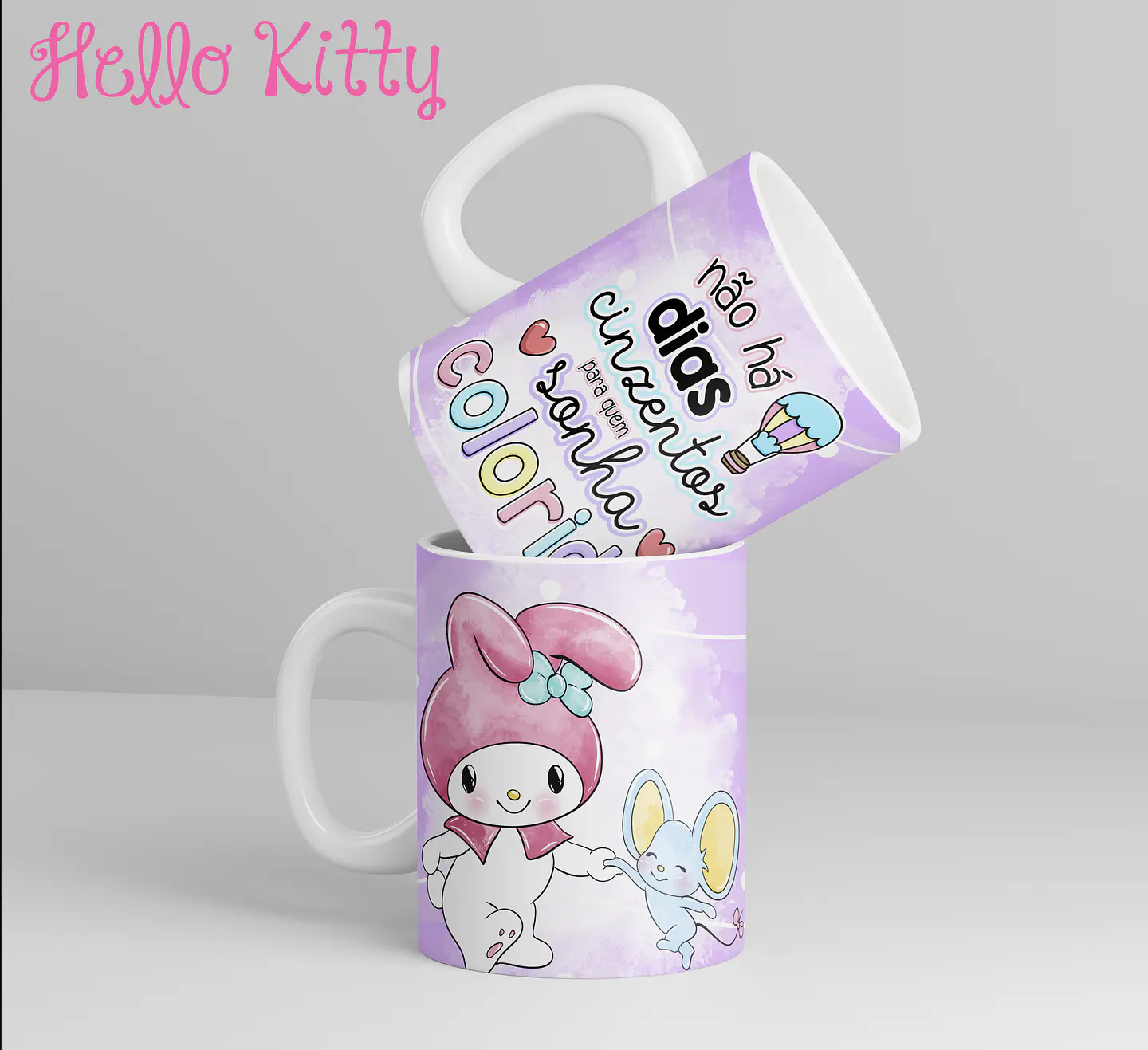 12 Artes para Caneca Hello Kitty Arquivo em Jpg 9