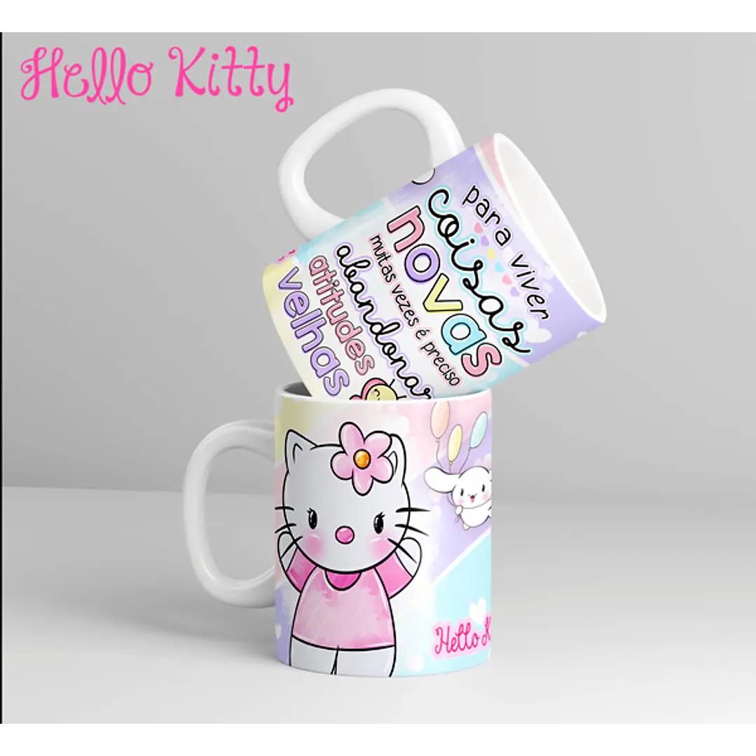 12 Artes para Caneca Hello Kitty Arquivo em Jpg 10