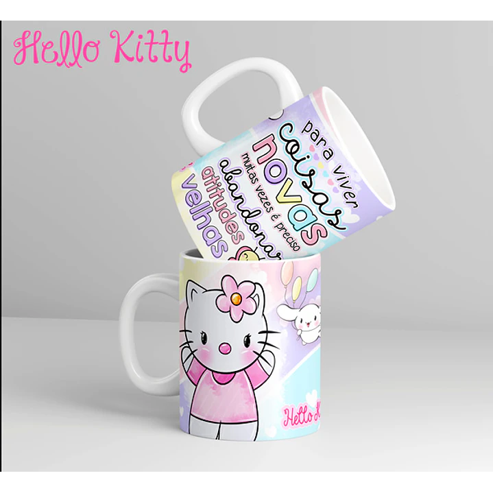 12 Artes para Caneca Hello Kitty Arquivo em Jpg 10
